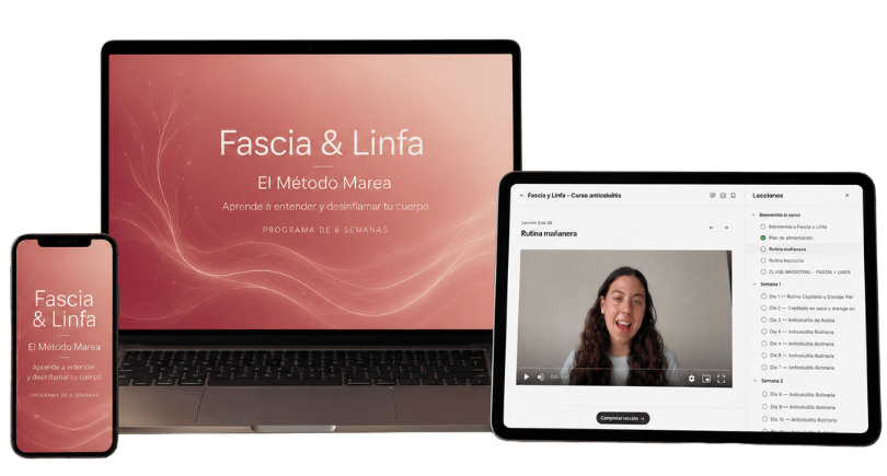 Programa en línea: Fascia & Linfa · El Método Marea (Empieza el 22 de junio)